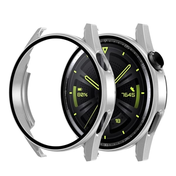 Huawei Watch GT 3 (42 mm) galvaniseringsramme med herdet glass - Sølv