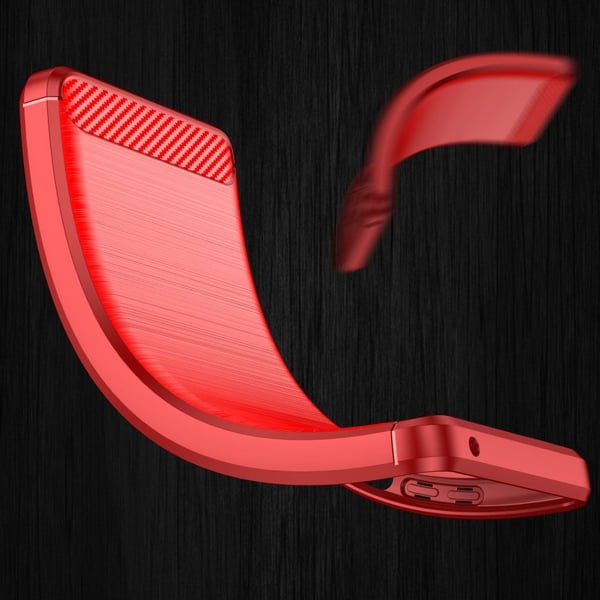 Carbon Flex iPhone 12 Mini skal - Röd