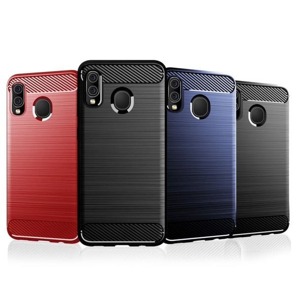 Carbon Flex Samsung Galaxy M10s / Samsung Galaxy A20 / Samsung Galaxy A30 cover - Sort