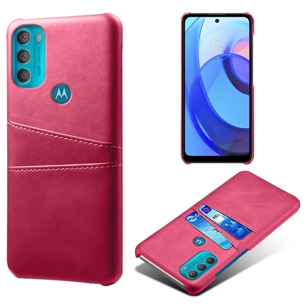 Dual Card Etui Motorola Moto G71 5G - Rose