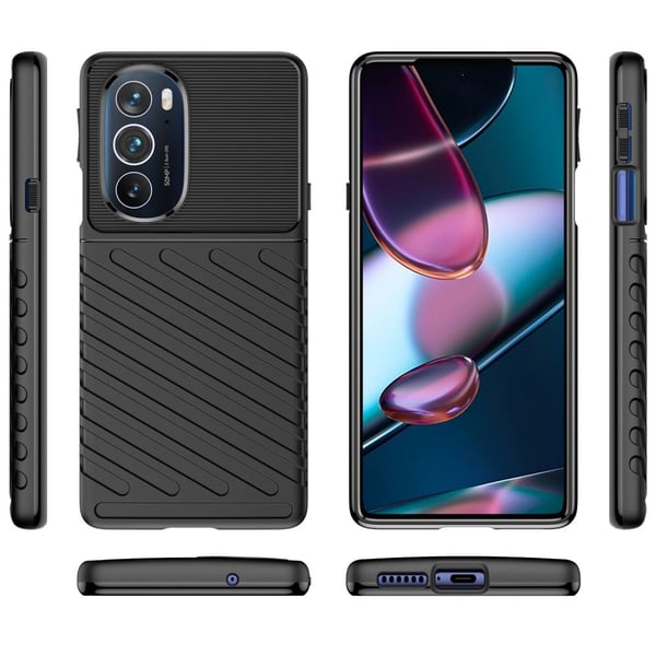 Thunder Motorola Edge X30 Etui - Svart