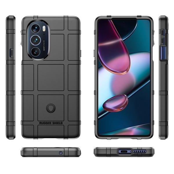 Rugged Shield Etui Motorola Edge X30 - Svart