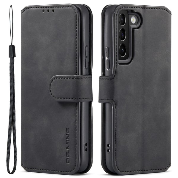 DG.Ming Samsung Galaxy S22 Plus Retro Etui - Svart