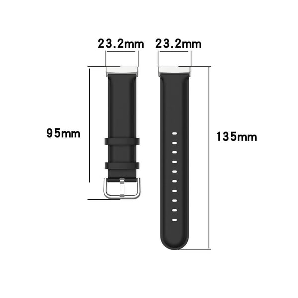 Fitbit Sense 2 / Versa 4 / 3 urrem i ægte læder - Babyblå