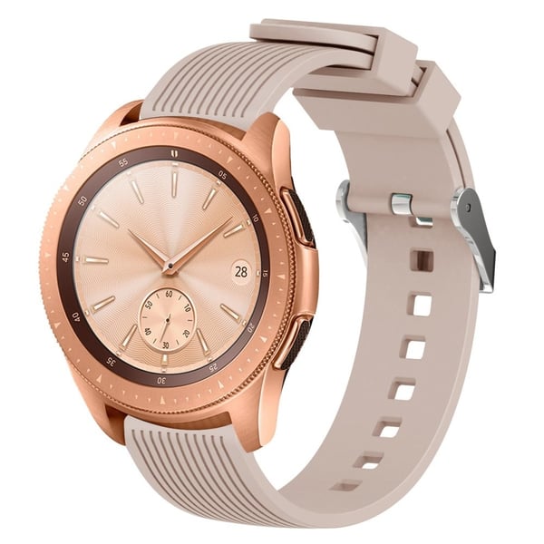 Samsung Galaxy Watch 5 (44mm) / (40mm) / Pro line mønster silikonklokkerem - Khaki