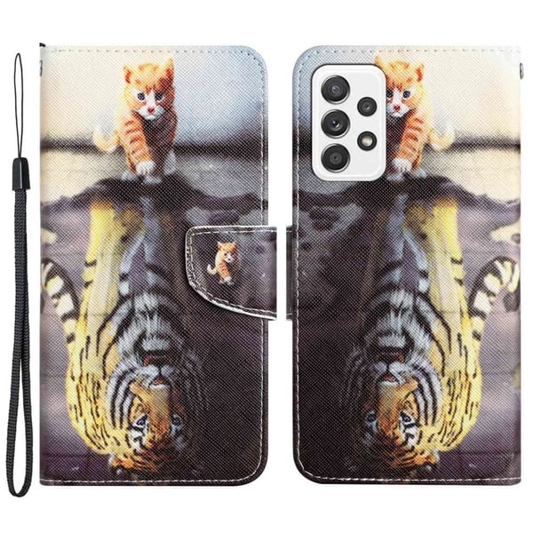 Wonderland Samsung Galaxy A52s 5G / A52 5g / A52 Flippetui - Tiger