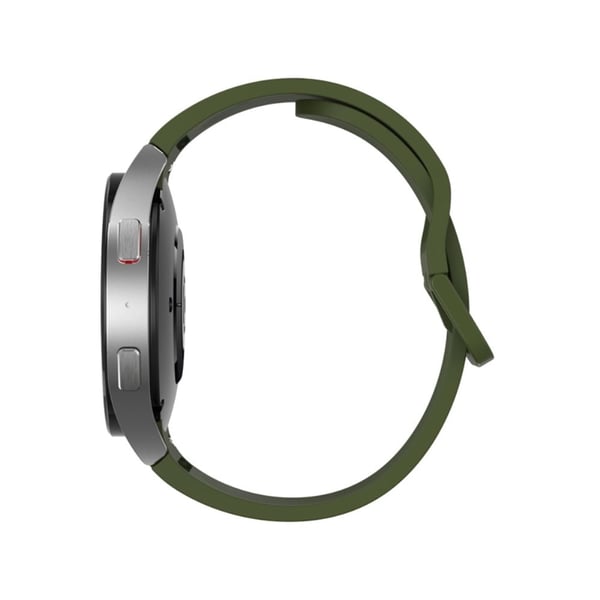 Samsung Galaxy Watch 5 / 4 / 3 klokkerem i silikon - Militærgrønn