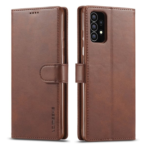 LC.Imeeke Samsung Galaxy A53 5G Flip Etui - Mørkebrun