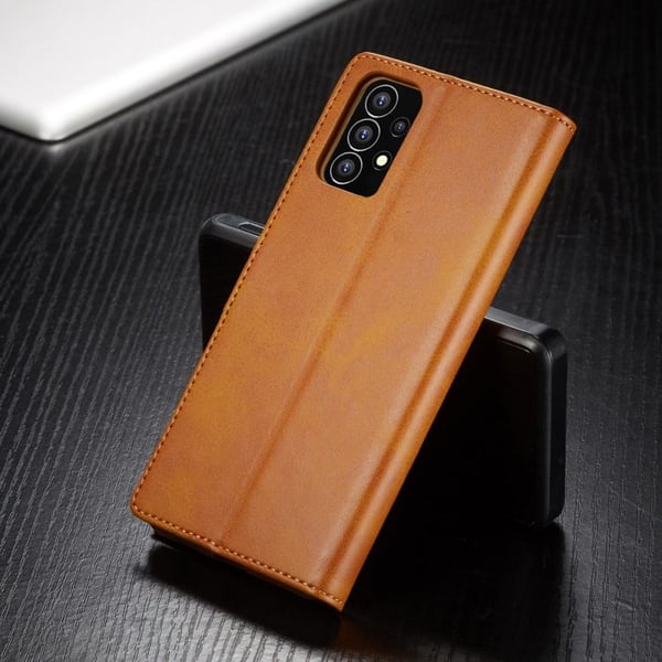 LC.Imeeke Samsung Galaxy A53 5G Flippetui - Lysebrun