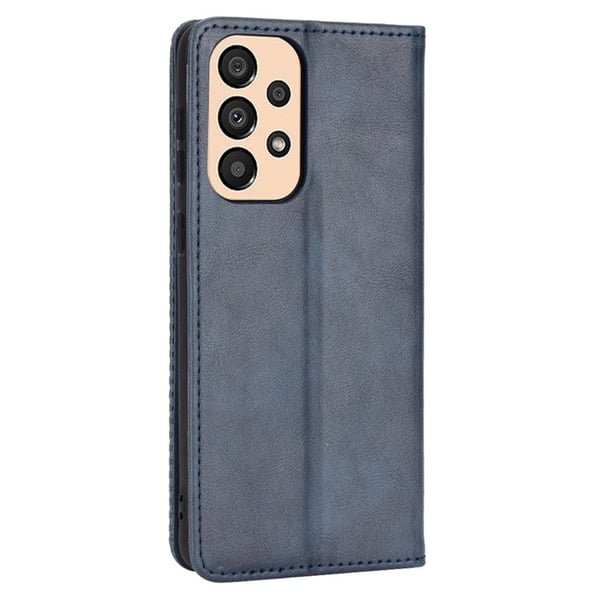 Bofink Vintage Samsung Galaxy A33 5G lærveske - Blå