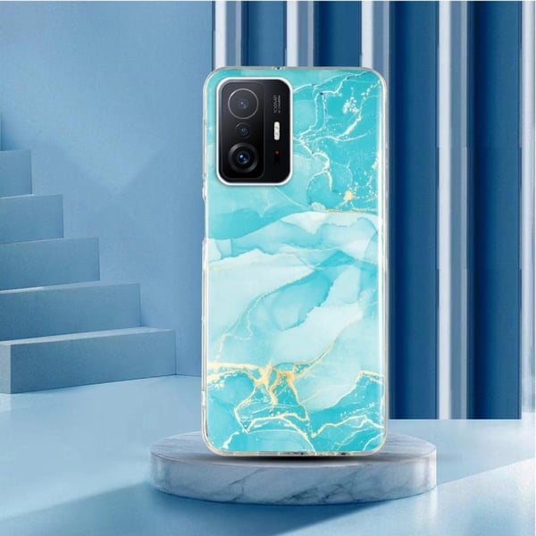 Marble Xiaomi 11T / 11T Pro Etui - Grønn