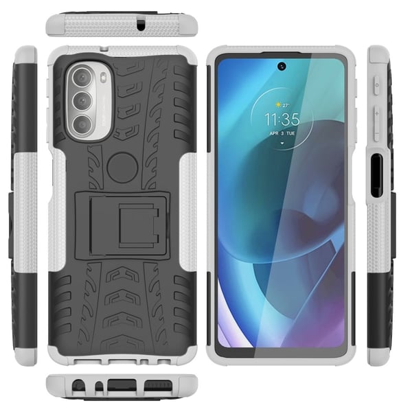 Offroad Motorola Moto G51 5G cover - Hvid