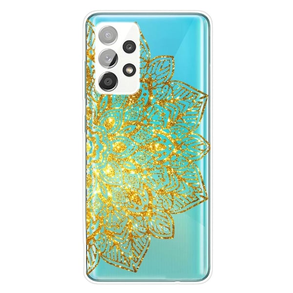 Deco Samsung Galaxy A52s 5G / A52 5g Suojakotelo - Golden Glitter Leaves Deco Samsung Galaxy A52s 5G / A52 5g Suojakotelo - Golden Glitter Leaves