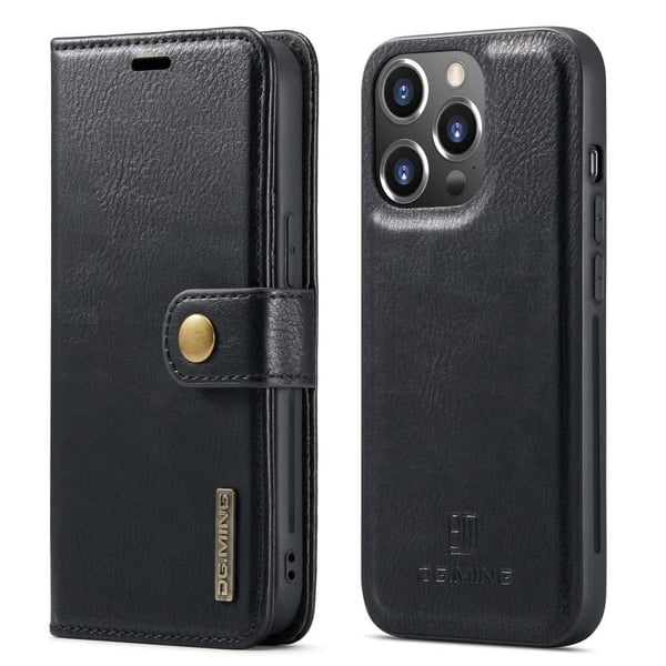 DG.Ming iPhone 14 Pro Max 2-in-1 Lommebok Etui - Svart DG.Ming iPhone 14 Pro Max 2-in-1 Lommebok Etui - Svart