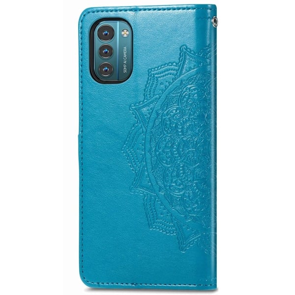 Mandala Nokia G11 / G21 Flip Etui - Blå