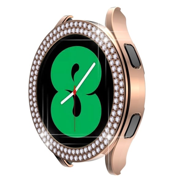Samsung Galaxy Watch 5 (44 mm) deksel med rhinestone-dekor - Rose Gull