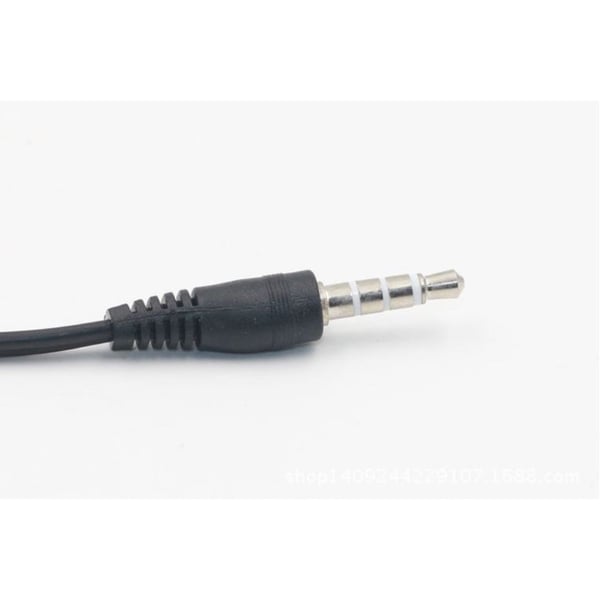 Universal 3,5 mm hann til 2'Female adapter jack splitter kabel