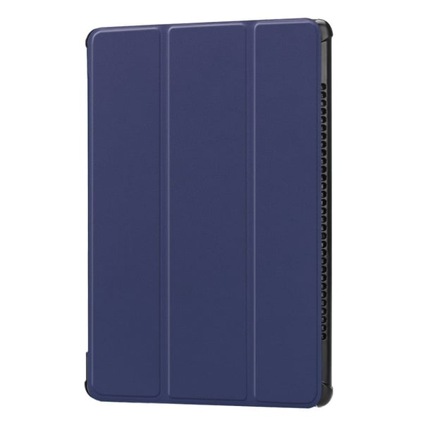 Huawei MediaPad M5 10 Etui laget av plastikk og kunstlær - Blå
