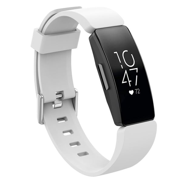 Fitbit Inspire / Inspire Hr Silikon Klokkereim - Størrelse: S / Hvit