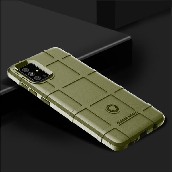 Rugged Shield cover - Samsung Galaxy A71 – Grøn