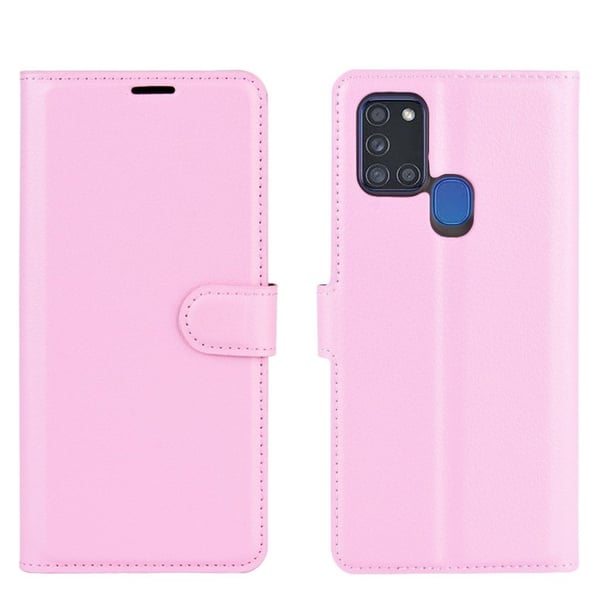 Classic Samsung Galaxy A21s flip etui - Pink