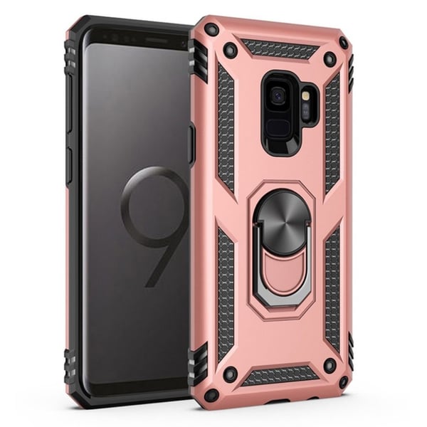 Bofink Combat Samsung Galaxy S9 deksel - Rose Gull