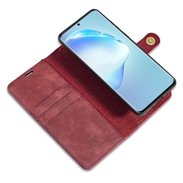 DG.MING Samsung Galaxy S20 Ultra 2-in-1 Lommebok etui - Rød