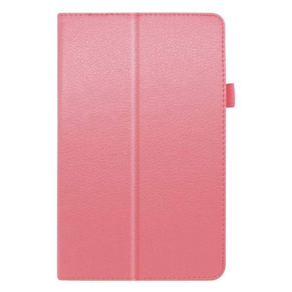 Lenovo Tab M8 Litchi Lær Flippetui - Rosa