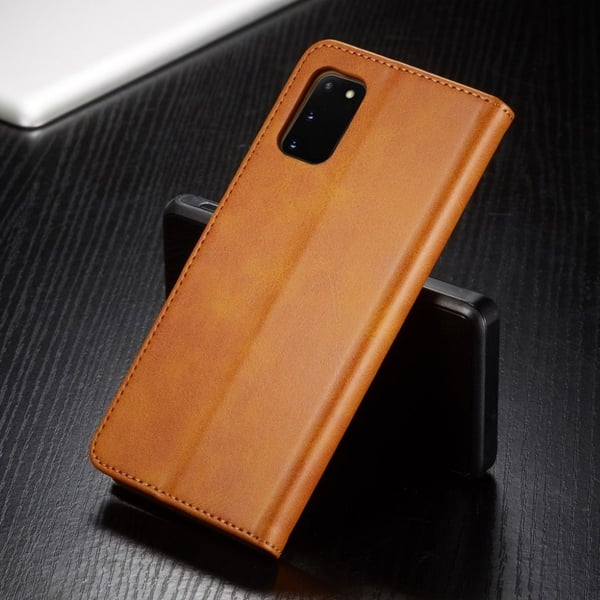 LC.IMEEKE Samsung Galaxy A41 flip etui - Brun