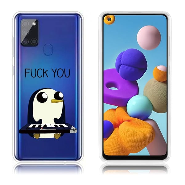 Deco Samsung Galaxy A21s kotelot - Pingviini