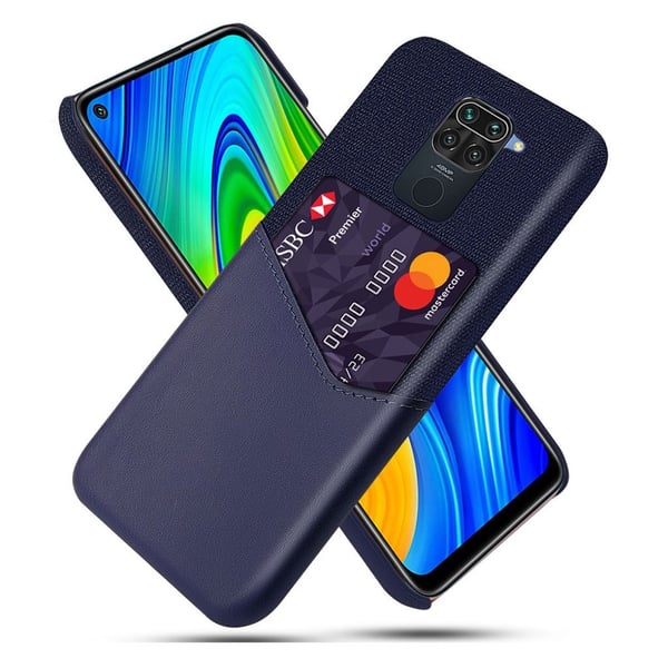 Bofink Xiaomi Redmi Note 9 Card Cover - Blå