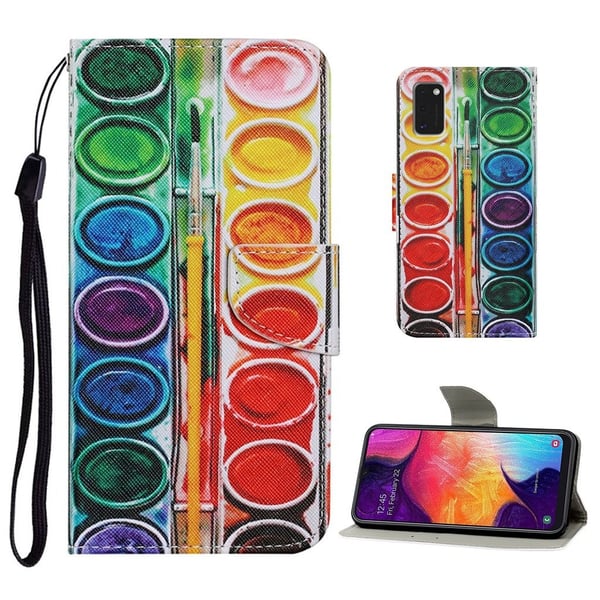 Wonderland Samsung Galaxy A41 Flippetui - Palette