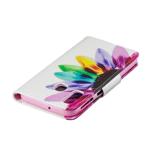Wonderland Samsung Galaxy A40 flip etui - Fargerike Petals