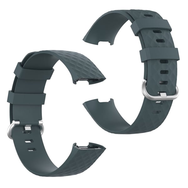 Fitbit Charge 3 / 4 holdbart urrem - Mørkegrøn