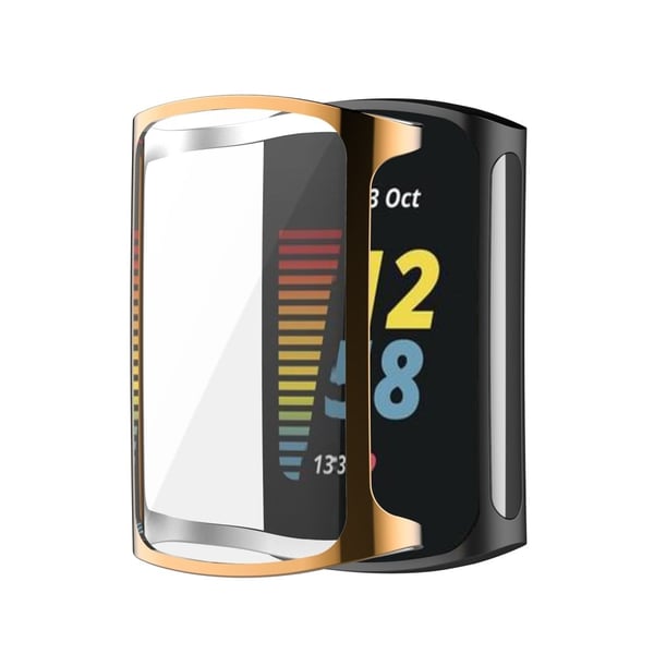 Fitbit Charge 5 ultratynt TPU-deksel - Rose Gull