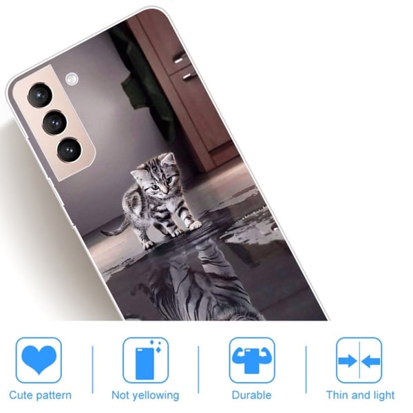 Deco Samsung Galaxy S22 Etui - Kat og Tiger