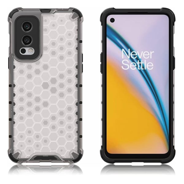 Bofink Honeycomb OnePlus Nord 2 5G Etui - Transparent