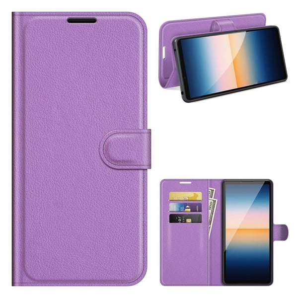 Classic Sony Xperia 10 III Flippetui - Lilla