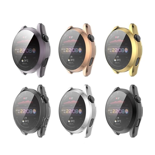 Huawei Watch 3 Pro galvanisering av TPU-ramme - Sølv