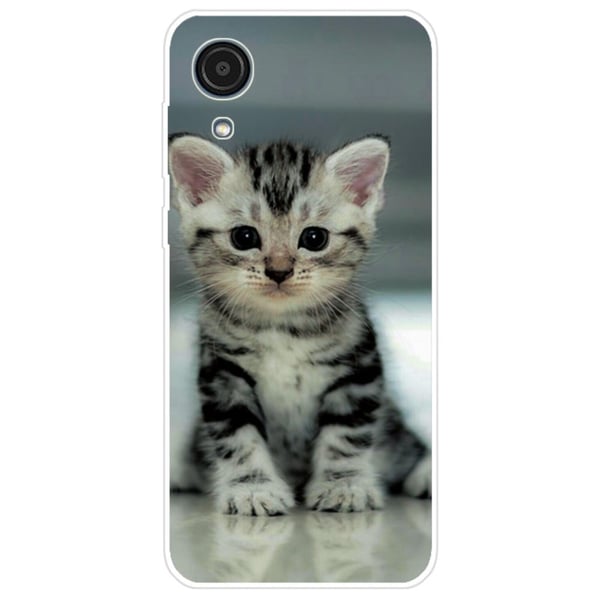 Deco Samsung Galaxy A03 Core Etui - Søt Katt
