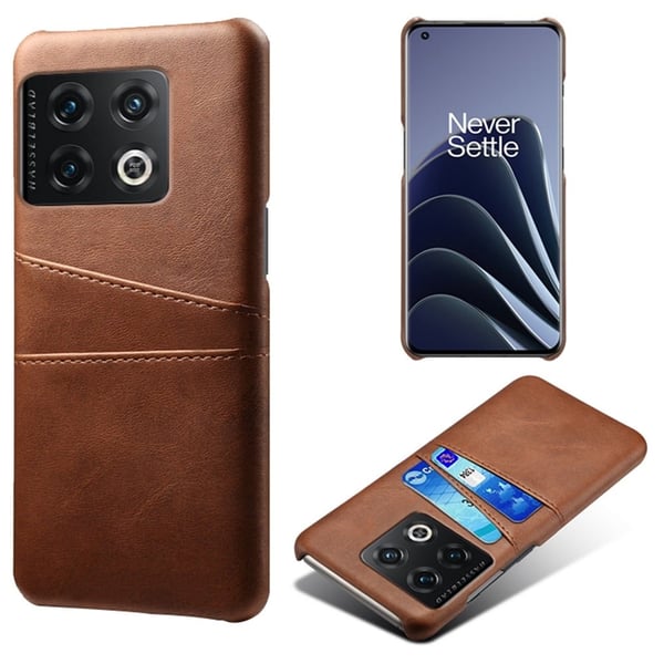 Dual Card Etui OnePlus 10 Pro - Brun Dual Card Etui OnePlus 10 Pro - Brun