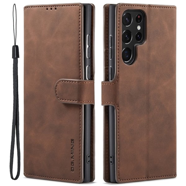 DG.Ming Samsung Galaxy S22 Ultra Retro Etui - Kaffe