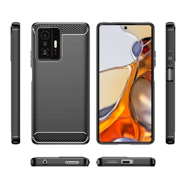 Carbon Flex Etui Xiaomi 11T / 11T Pro - Svart