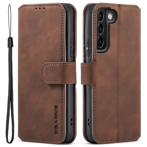 DG.Ming Retro Samsung Galaxy S22 Plus fodral - Brun DG.Ming Retro Samsung Galaxy S22 Plus fodral - Brun