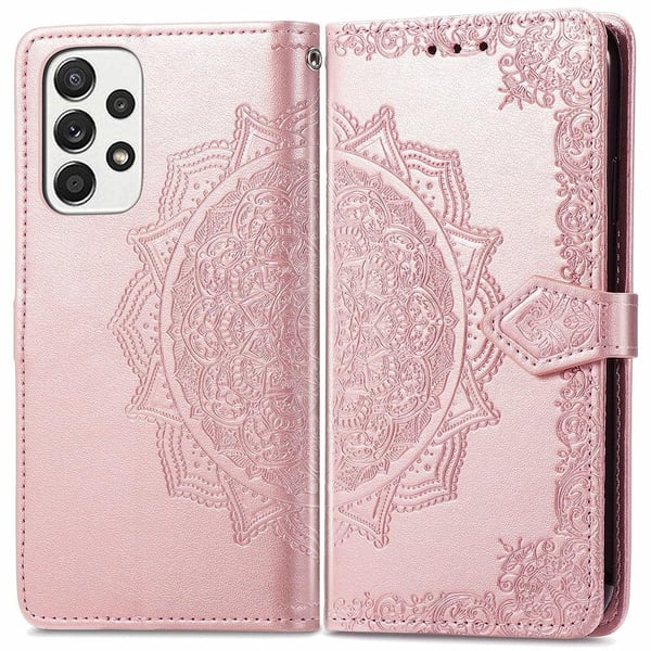 Mandala Samsung Galaxy A53 5G Flippetui - Rose Gull