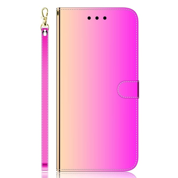 Mirror iPhone 14 Pro Max flip-etui - Rose