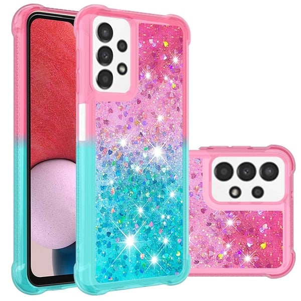 Princess Samsung Galaxy A13 4G deksel - Rosa / Himmelblå