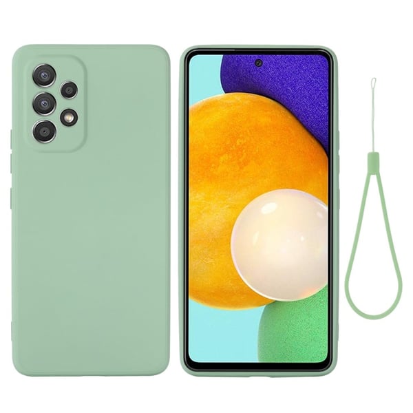 Matt flytende silikondeksel for Samsung Galaxy A33 5G - Grønn
