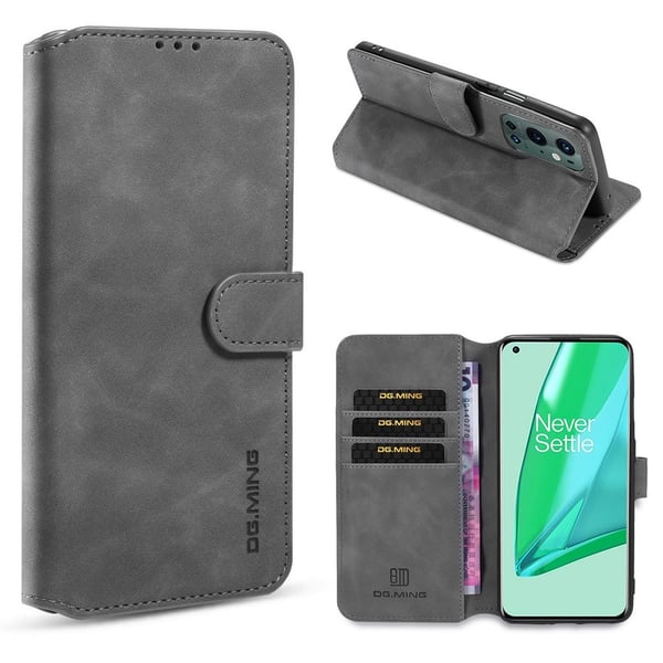 DG.MING OnePlus 9 Pro retrokuoret - Harmaa