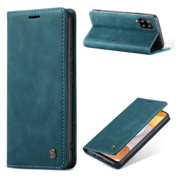 CaseMe Samsung Galaxy S21 Vintage Etui - Blå